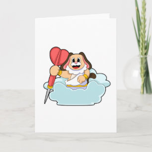 Carte Chien aux Fléchettes avec Fléchette