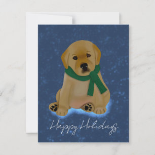 Carte Chien Avec Écharpe