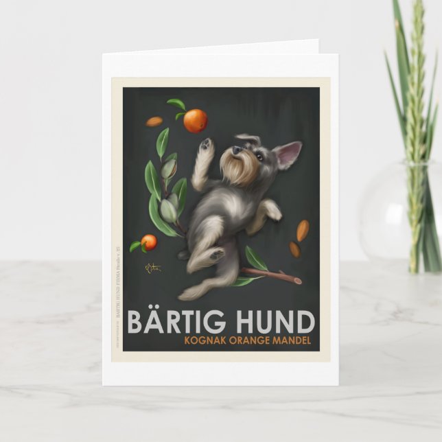 Carte Chien brun (Devant)