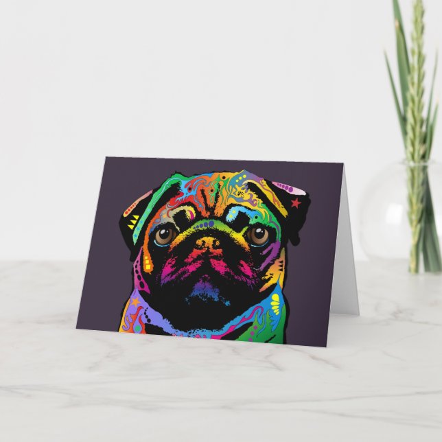 Carte Chien carlin (Devant)
