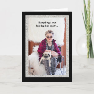 Carte Chien Cheveux et tout... aimez-moi, aimez mon chie
