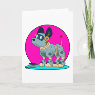 Carte Chien comme robot