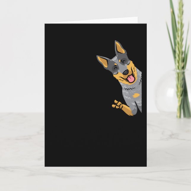 Carte Chien de bétail australien Heeler (Devant)