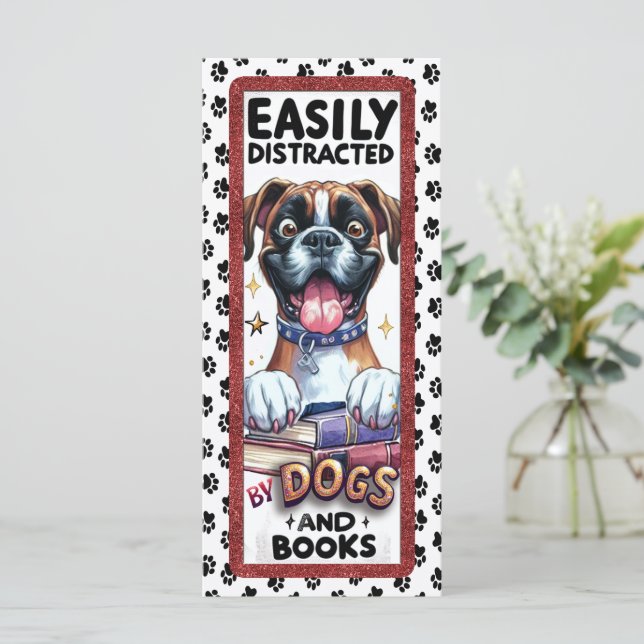 Carte Chien de boîte mignon (Debout devant)