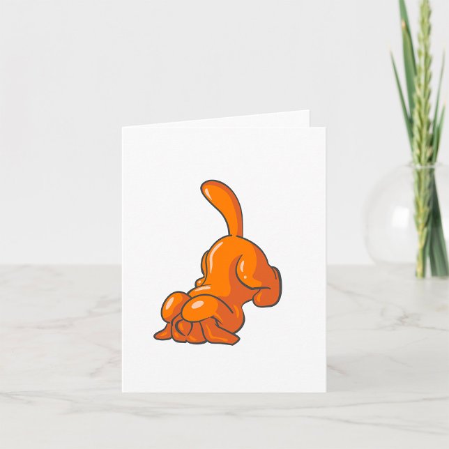 Carte Chien de chasse orange (Créateur téléchargé)