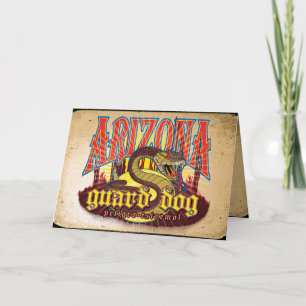 Carte Chien de garde d'Arizona Serpent