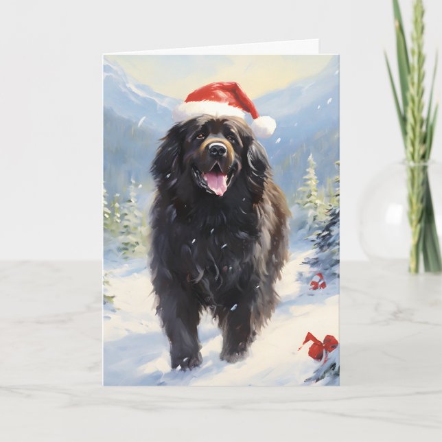 Carte Chien de Terre-Neuve (Devant)