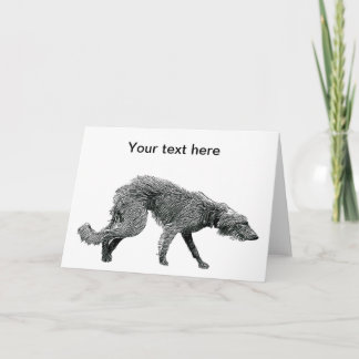 Carte Chien de Whippet Lurcher