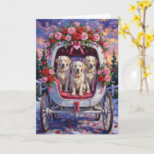Carte Chien des Pyrénées pour la Saint-Valentin