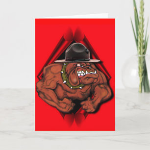 Carte Chien diable USMC