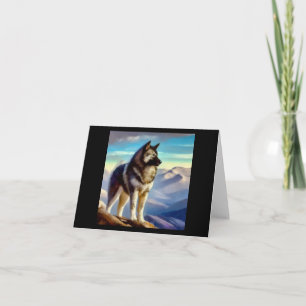 Carte Chien Elkhound norvégien