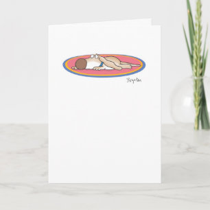 CARTE CHIEN FATIGUÉ