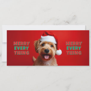 Carte Chien fun - Merry Every Thing