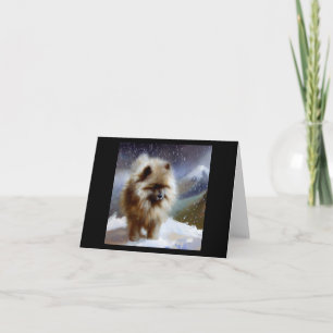 Carte Chien Keeshond
