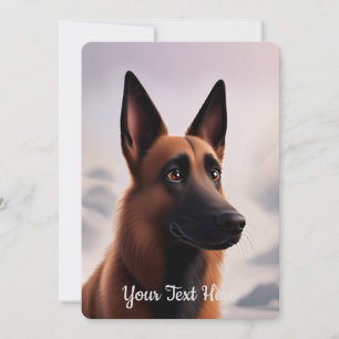 Carte Chien malinois