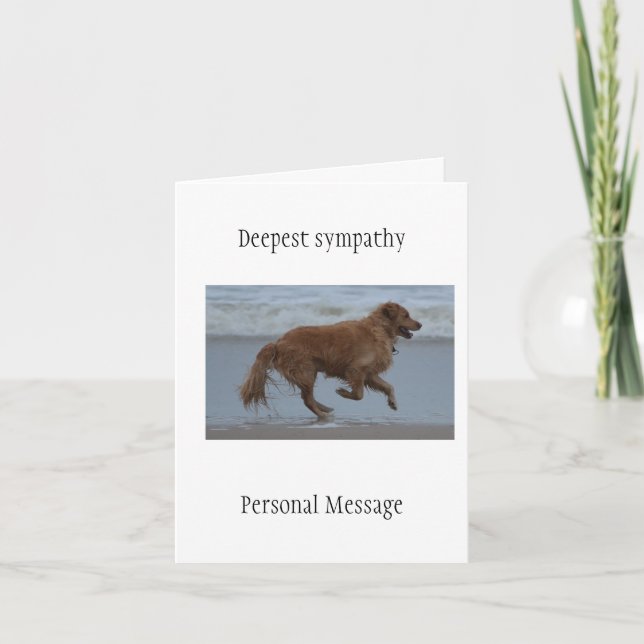Carte Chien mort dans l'amour de mémoire golden extracte (Devant)