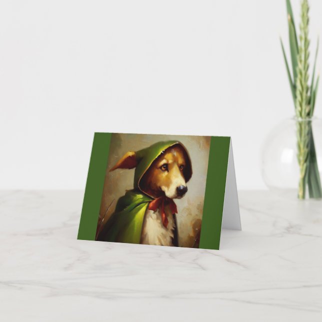 Carte Chien Robin Hood (Devant)