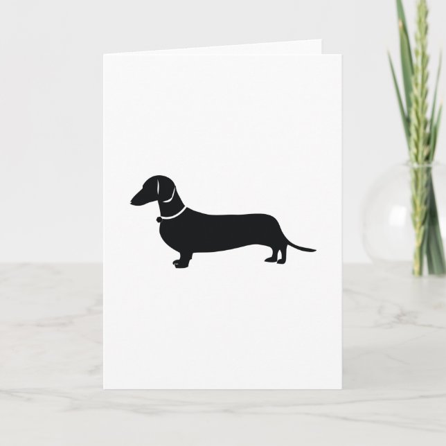 Carte Chien Weiner (Devant)