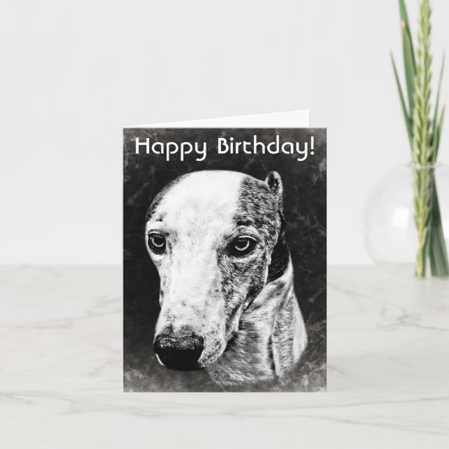 Carte Chien Whippet (Devant)