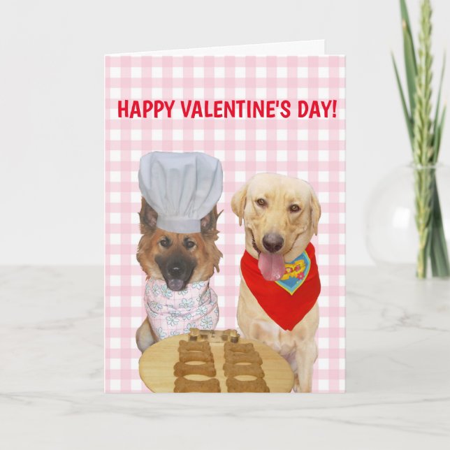 Carte Chiens amusants Valentine pour Sweetie (Devant)