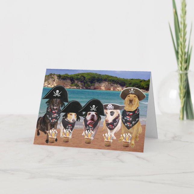 Carte Chiens anniversaire drôle du 19 septembre (Devant)