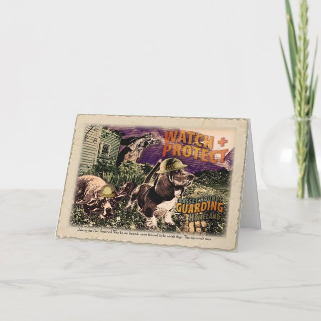 Carte Chiens de garde de Basset (Devant)