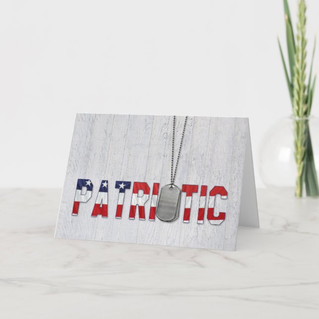 Carte Chiens de guerre patriotique (Devant)