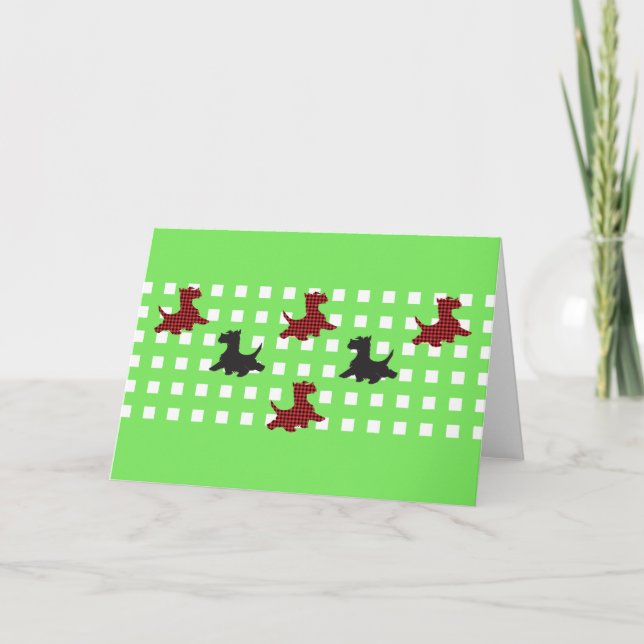 Carte Chiens écossais (Devant)