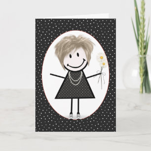 Carte Chiffre d'anniversaire fille pour ami