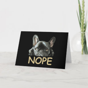 Carte Chiffre de taureau français   Cadeaux Frenchie Nop