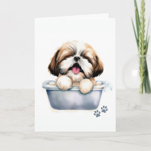 Carte Chih Tzu Chien Plié Salutation