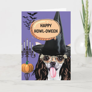 Carte Chihuahua halloween chien sorcière heureux howlowe