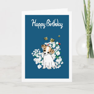 Carte Chihuahua Puppy Birthday Card - Ajouter son salut