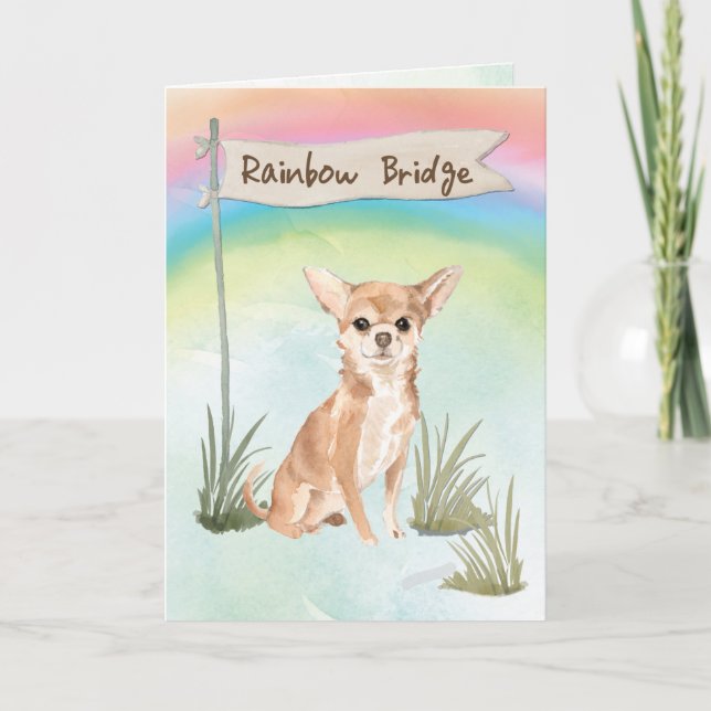 Carte Chihuahua Sympathie des animaux de compagnie sur l (Devant)