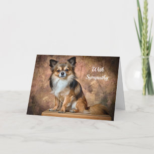 Carte Chihuahua Sympathy Card