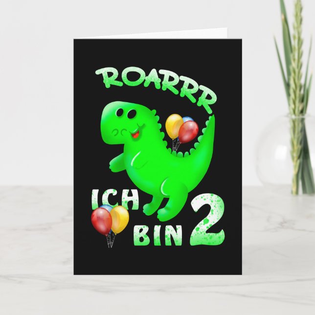 Carte Children's 2 Birthday (Devant)