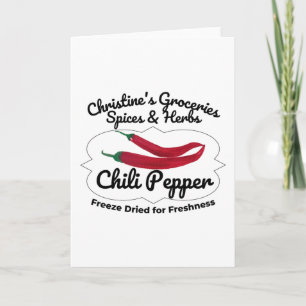 Carte Chili Pepper jar.