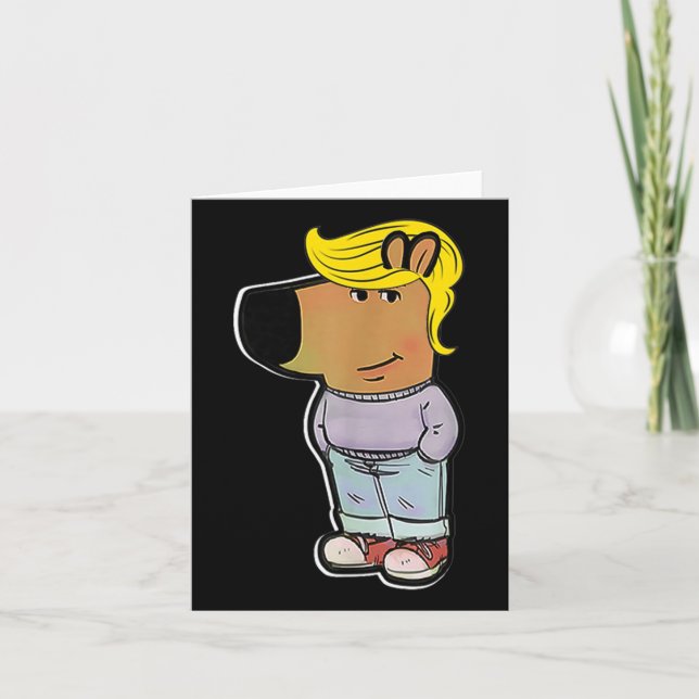 Carte Chill Trump mème drôle Chill mecs mème (Devant)