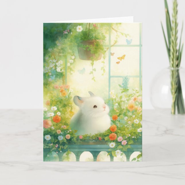 Carte Chinchilla Retraite de Jardin paisible (Devant)