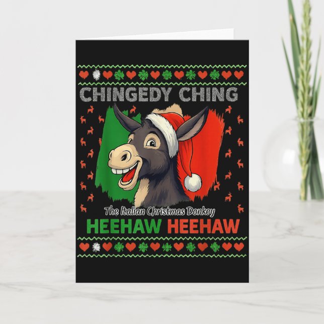 Carte Chingedy Ching Dominick The Italian Christmas Xmas (Devant)