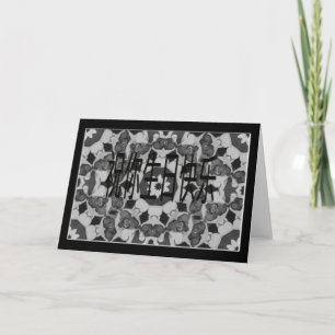 Carte chinoise de joyeux anniversaire