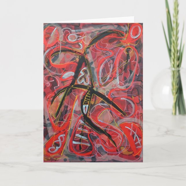 Carte chinoise d'opéra (Devant)