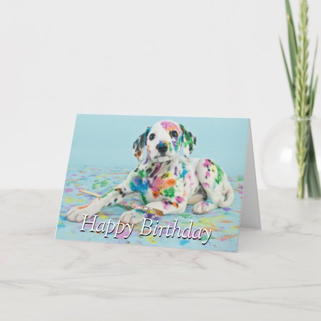 Carte Chiot dalmatien (Devant)
