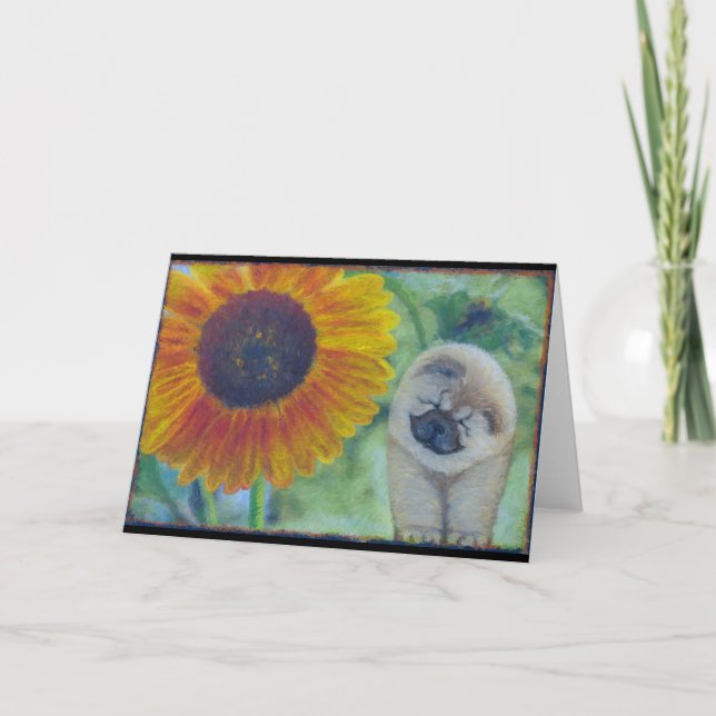 Carte Chiot de Tournesol (Devant)