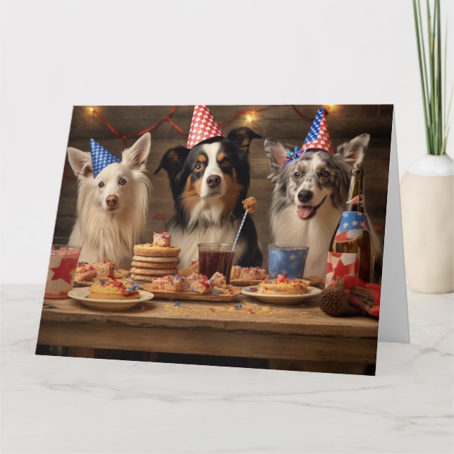 Carte Chiots de fête (Devant)