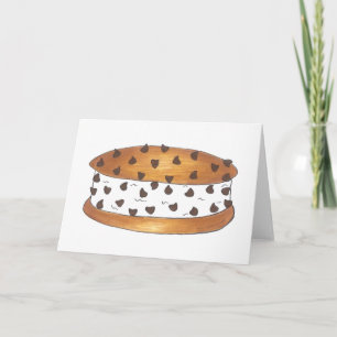 Carte Chipwich Chocolat Chip Cookie Sandwich à la crème