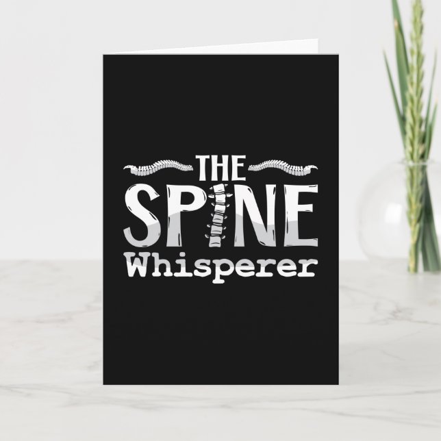 Carte Chiropratique Le Spine Whisperer Chiropractor (Devant)