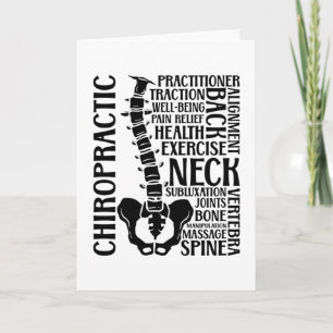 Carte Chiropratique Spine Therapist Chiro Chiropractor
