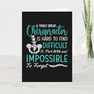Carte Chiropratique Spine Vraiment Grand Chiropraticien 