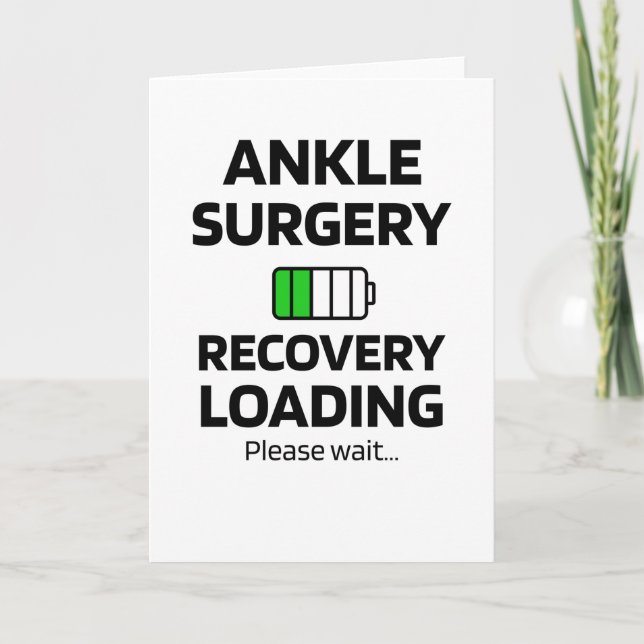 Carte Chirurgie ankle Récupération | Reconstruction de l (Devant)